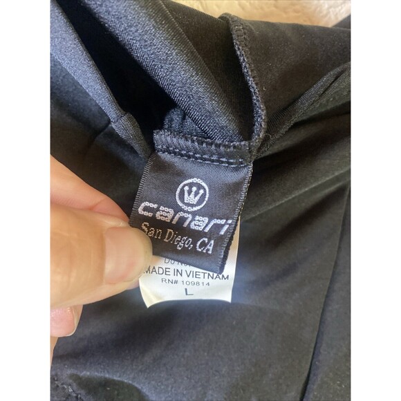 New Canari Athletic Tempo Cycle Bike Cycling Shorts Men's Black Flat  L - Picture 5 of 7